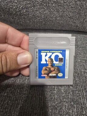 Nintendo Game Boy George Foreman’s KO Boxing Gray Cartridge